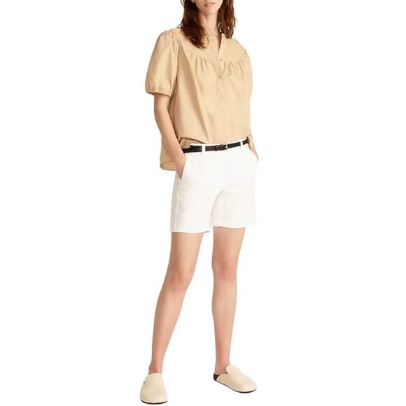 NWOT J.Crew 7" Stretch Chino Short White 4 - Picture 2 of 8